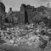 Թուրքական զորքերի կողմից կենդանի այրված հայերը Շեյխալան գյուղում, 1915 թ. 